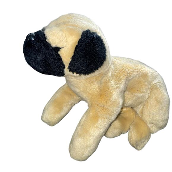 Yomiko Classics Plush Dog Russ Pug Pup Stuffed Animal Lot x2 Gift Realistic 17" - Picture 12 of 13